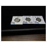 LOT FT 42 1935 /2  1945 WAR NICKELS  SILVER