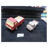 LOT T 5 TOOTIE TOY 1969 PICKUP & TONKA PICKUP