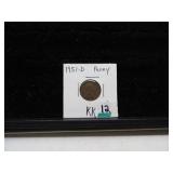 LOT KK 12 1951 D  LINCOLN PENNIE