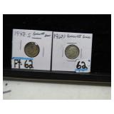 LOT FT62  1948 S / 1960 D ROOSEVELT DIMES