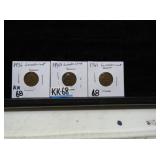 LOT KK 68 1936 /40 / 41  LINCOLN CENTS