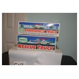 LOT CS 519 TWO HESS TRUCKS RESCUE &EMERGENCY