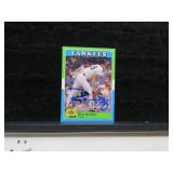 LOT MC 195 SIGNED YANKEE CARD  RON GUIDRY