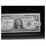 LOT KK 50 ONE DOLLAR BLUE SEAL SILVER CERTIFACATE