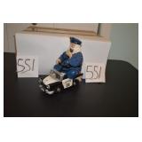 LOT CS 551 POLICEMAN SANTA CLAUSE IN POLICE CAR