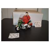 LOT CS 552 SANTA ON POLICE MOTOR CYCLE