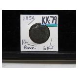 LOT KK 70 1850 GR BRIT ONE 1/2 PENCE