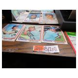 LOT B 1202  BASEBALL TEAM & PLAYER CARDS BREWERS