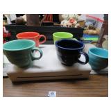 LOT L40  6 FIESTA COFFEE CUPS
