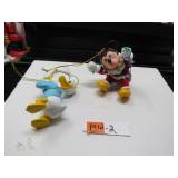 LOT MW 2 DONALD DUCK DISNEY ORNAMENT