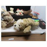 B64 SOFIE SCULPTURE BY BRENDA & TY BEANIE BAB DOG