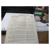 LOT L 13 LETTER 1924  FROM INTERNATIONAL HARVESTER