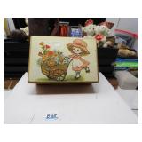 LOT B 28 WOODEN  JEWELRY BOX