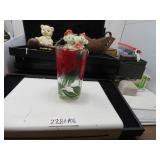 LOY B 106 PEANUT BUTTER GLASS TULIPS