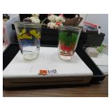 LOT B 11O STRAWBERRY & QUEEZTE SKING GLASSES