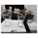 LOT B 1112 VINTAGE COCA COLA FOUNTAIN GLASSES