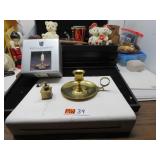 LOT MW  39 ROYAL LIMITED BRASS CAMBER CANDEL STICK