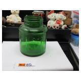 LOTMW85 VINTAGE MEASURE GREEN GLASS  FOR SPARYER
