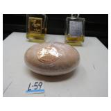 LOT L59 VINTAGE WHITE SHOULDERS SOAP COLOGNE