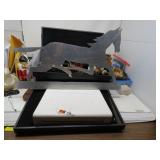 LOT MW  46 ALUMIUM HORSE 20 1/2 X 11 1/2
