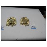 LOT S 22 PAIR FANCY CAT  PINS