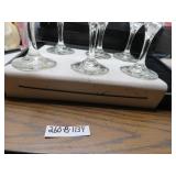 LOT B1139 6 FRANCISCAN DESERT ROSE ICE TEA GLASSES