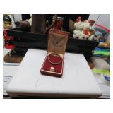 LOT S 24  FANCY RING SIZE 8 1/4 SILVER RUBY