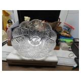 LOT B 68  IMPERIAL BRILLIANT GLASS BOWL 8 ROUND