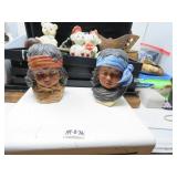 LOT B 77  NAVAGO GIRL  & APACHE BOY BUST  PERILLO