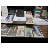 LOT L 22 ANTIQUE BIBLES SUNDAY SCHOOL CARDS