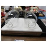 LOT BAA 128  PAIR PRINESS HOUSE GLOBES