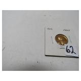 LOT BAA 62  1959 RED PROOF LINCOLN CENT