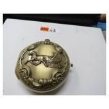 LOT BAA 63  CHRISTMAS CLOCK  TIME SLEIGH
