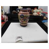 LOT BAA  16 1950 ERA HAND PAINTED VASE