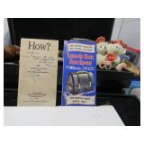 LOT BAA 119  ANTIQUE LUNCH BOX RECIPES   HOW