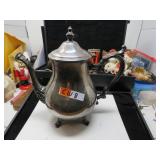 LOT BB 2 TRIPLE PLATE SILVER ROGERS BROS TEA POT