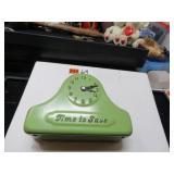 LOT BAA 64  TIN TIME TO SAVE BANK