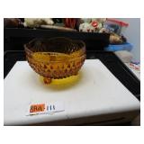 LOT BAA 111  INDIANA THREE FOOTED DIAMOND  GLASS A