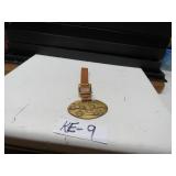 LOT KE 9  VINTAGE POCKET WATCH FOB GALRON IRON