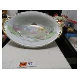 LOT BAA 47 4  KUTANI NIPPION SERVING BOWL