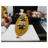 LOT BAA 51  ITALY FLOWERS PAIR