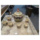 LOT BAA7 1950 ERA GERZ STONEWARE CASTLE BOWL
