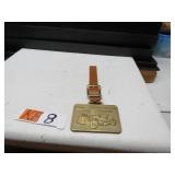 LOT KE 8 VINTAGE POCKET WATCH FOB MICHIGAN