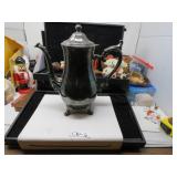 LOT CW 6  WM ROGERS SILVER PLATE COFFEE POT