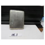 LOT KE 3 VINTAGE SILVER PLATE CIGARETTE CASE