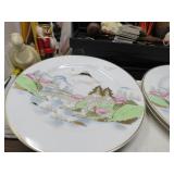 LOT BAA  42 4 LG DINNER PLATES  KUTANI NIPPION