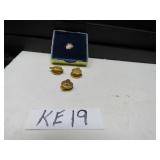 LOT KE 19  GOLDEN EAGLE PINS PATRIOTIC ORDER