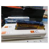 LOT GH 47 4 HO TRAIN BODIES CHESSIE SYSTEM /