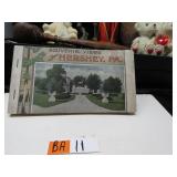 LOT BA 11 SOUVENIR BOOK OF POST CARDS OF HERSHEY P