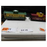 LOT GH 49 HO TRAIN 3 CABOSSES  READING